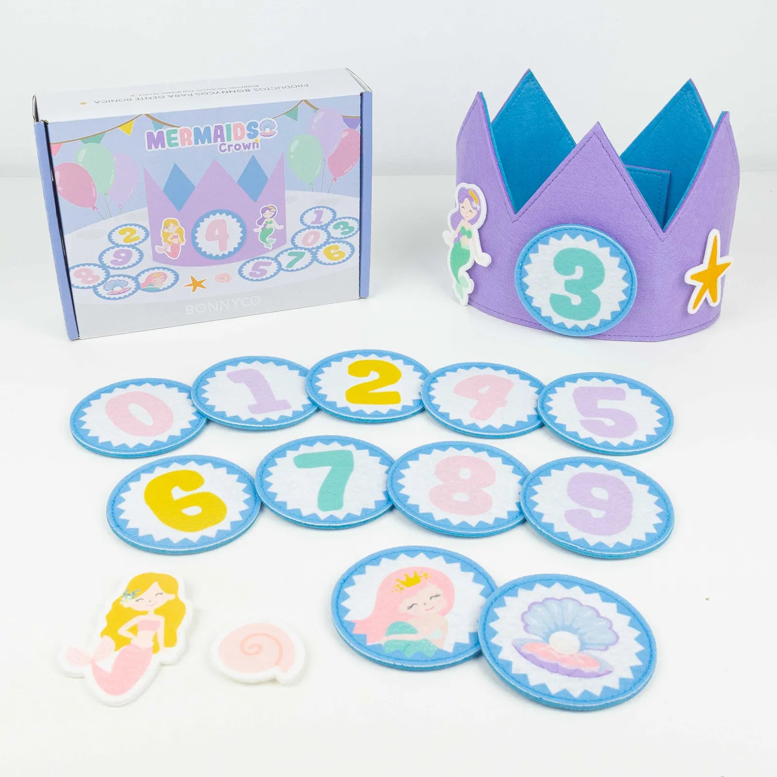 Corona de Cumpleaños - Sirenas