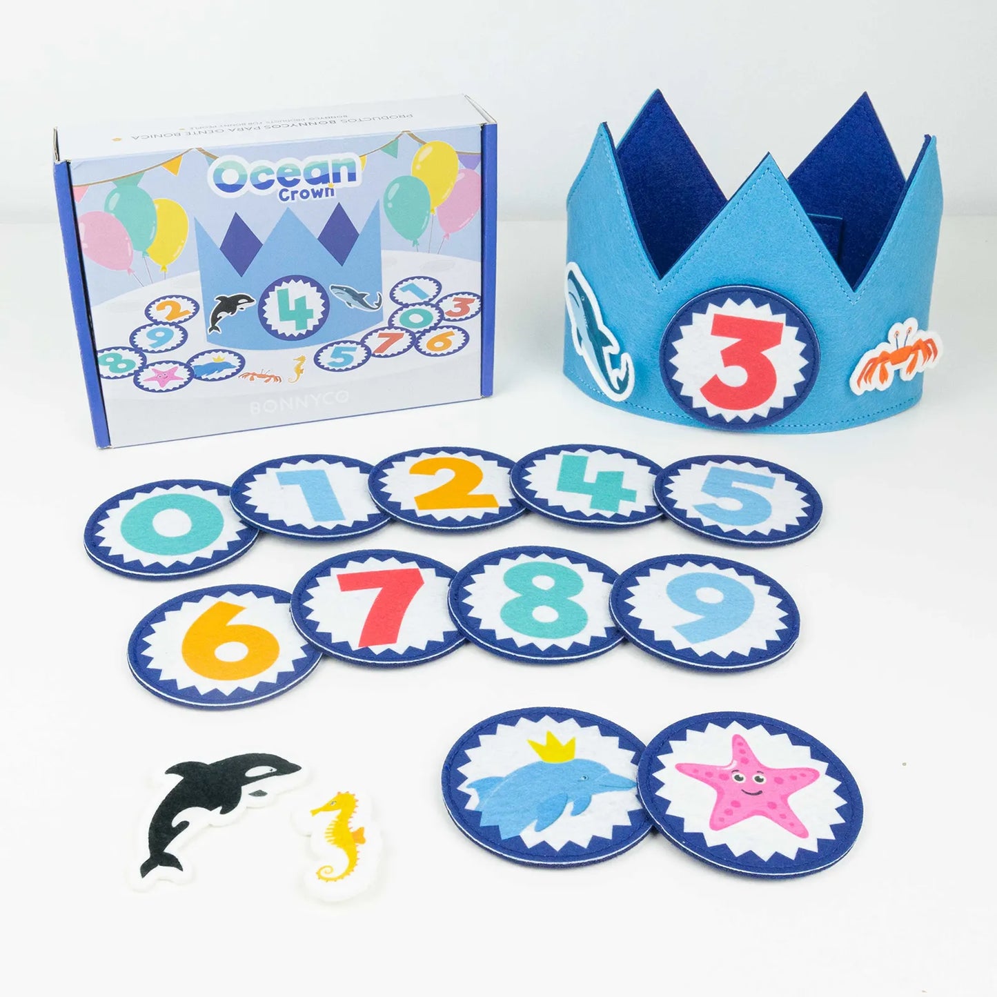 Corona de Cumpleaños - Mundo Marino