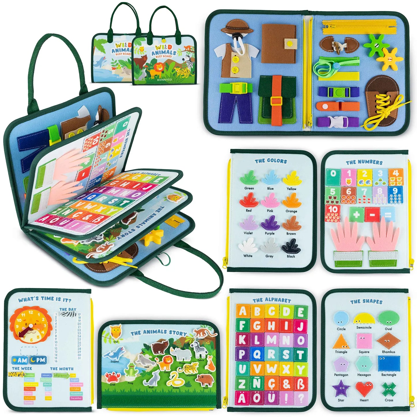 Maletín de Actividades Sensoriales - Jungla