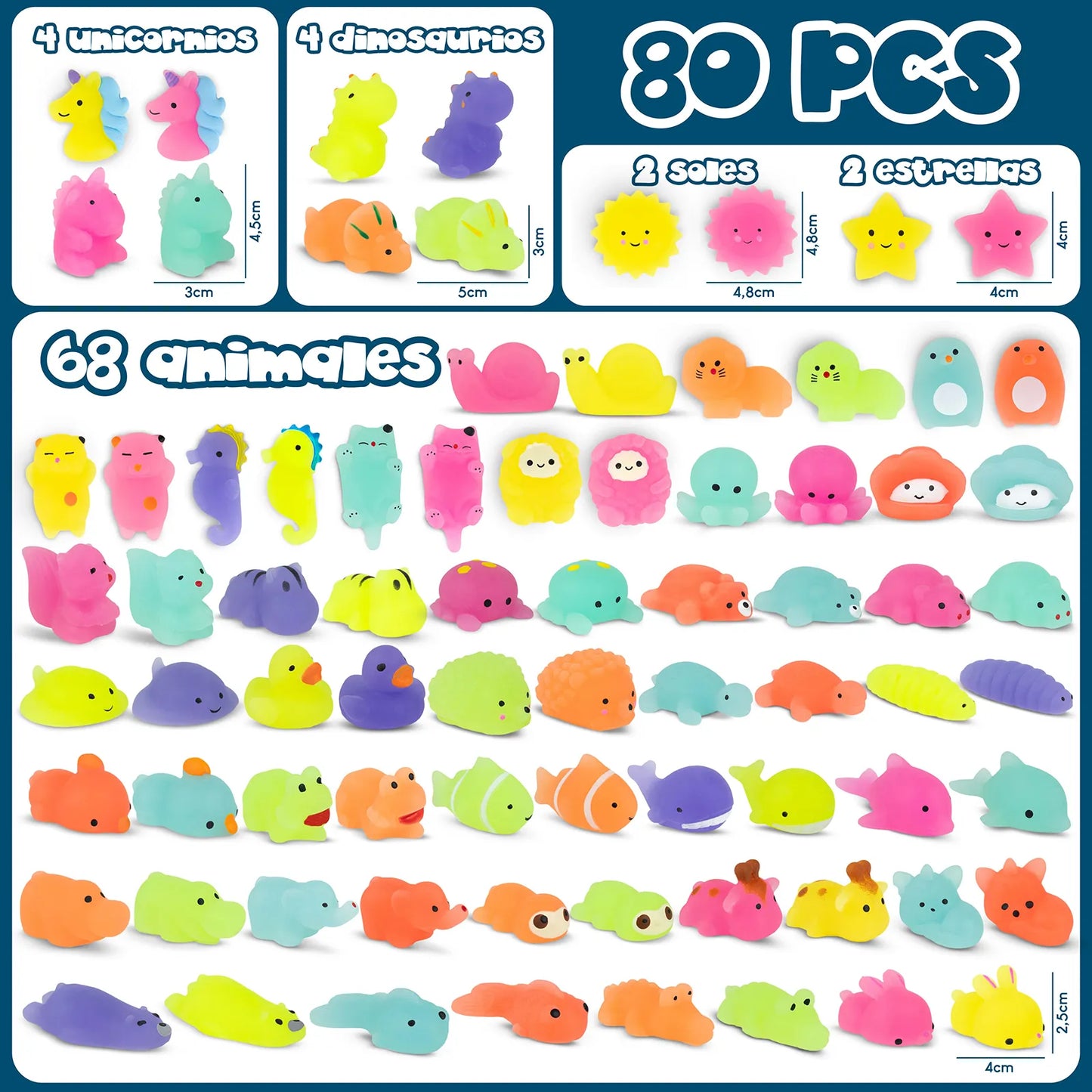 Squishy con Brillo en la Oscuridad