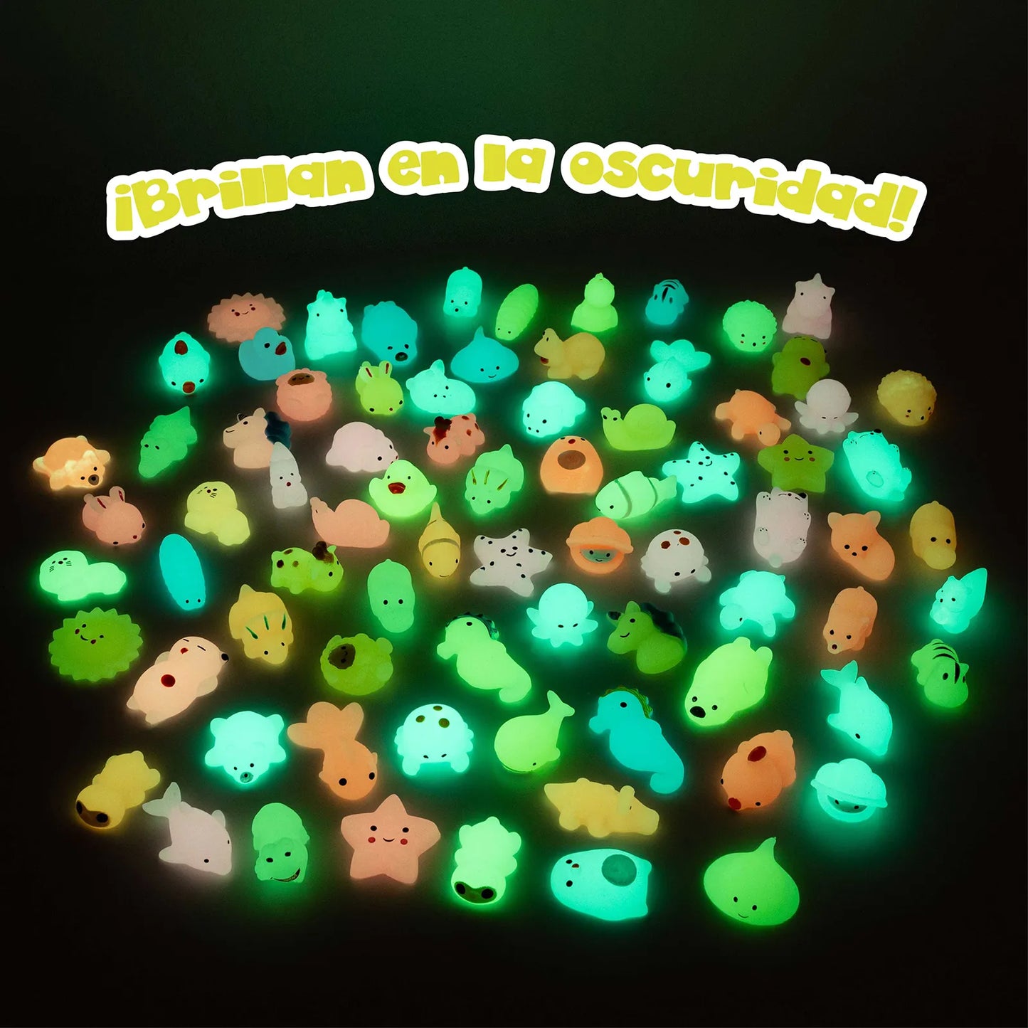 Squishy con Brillo en la Oscuridad