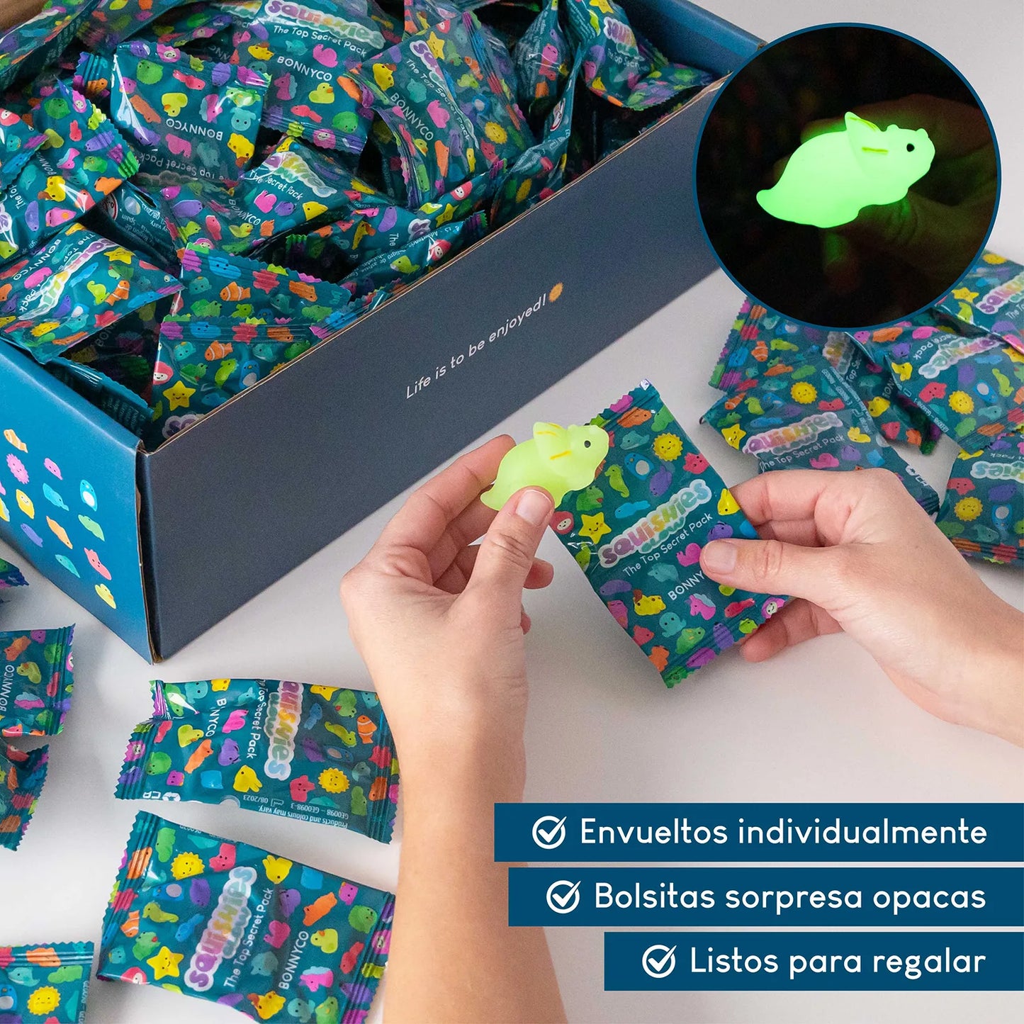 Squishies con Brillo en la Oscuridad