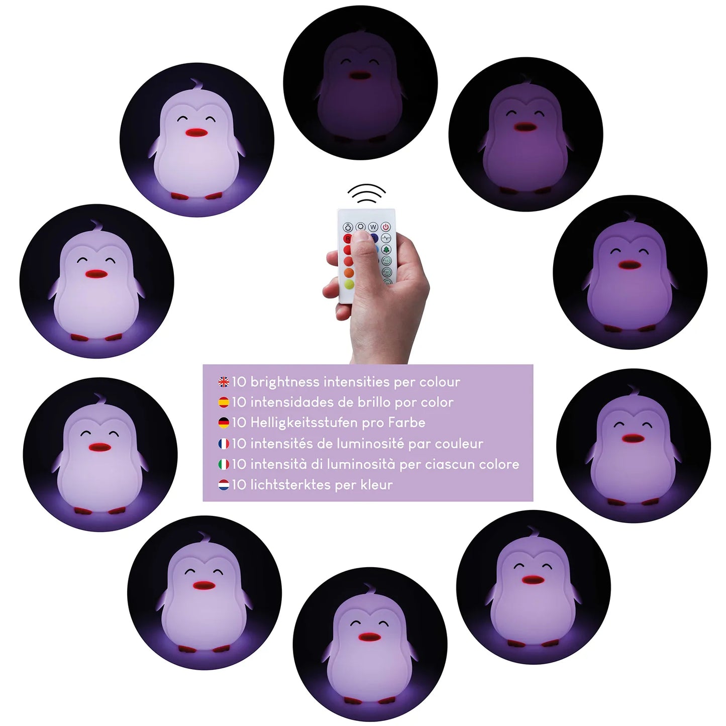 Luz Nocturna Infantil - Pingüino