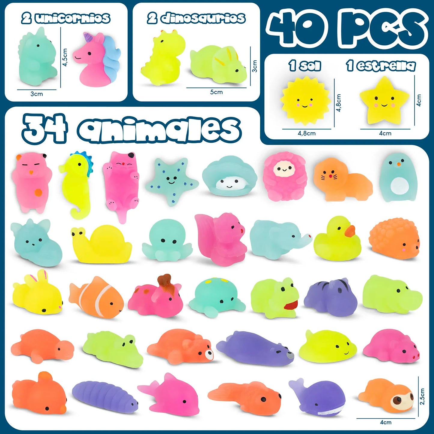 Squishy con Brillo en la Oscuridad