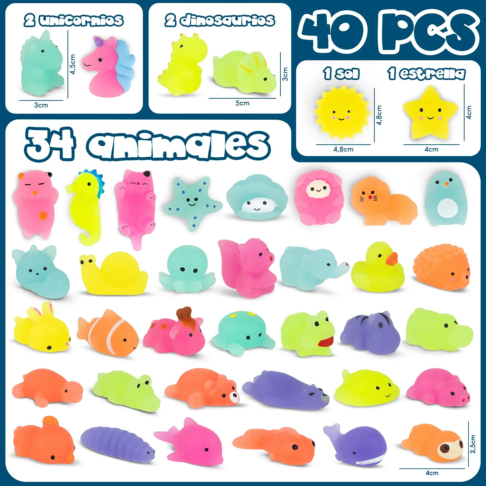 Squishy con Brillo en la Oscuridad