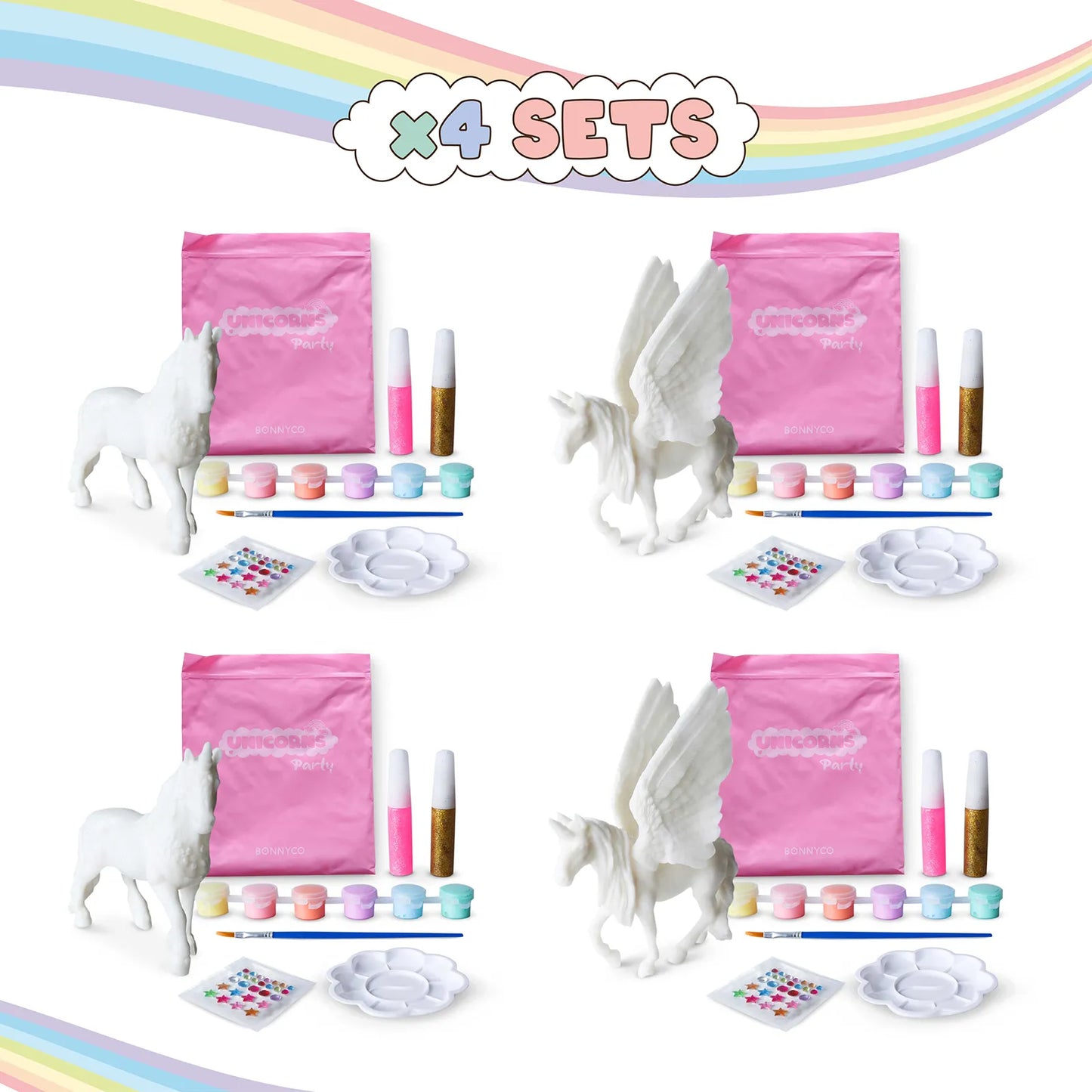 Figuras de Unicornios para Pintar