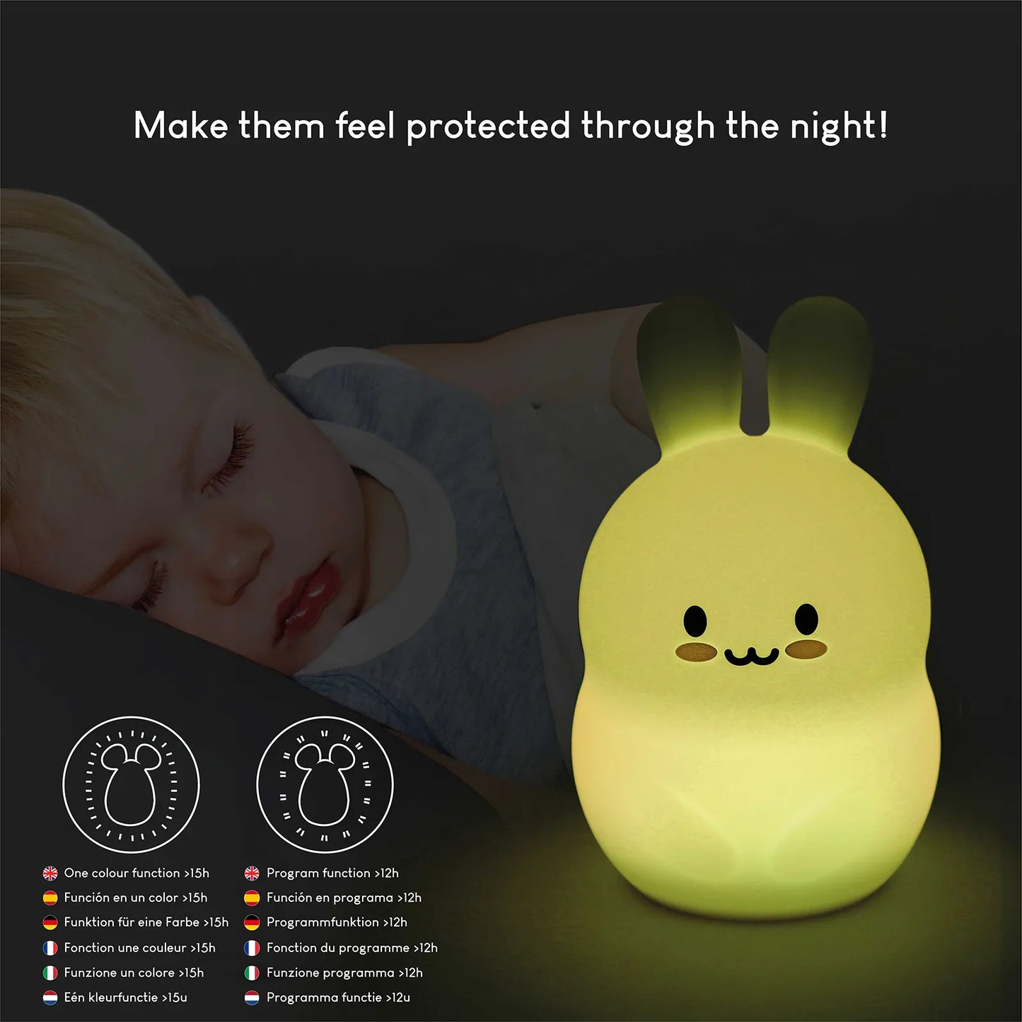 Luz Nocturna Infantil - Conejito