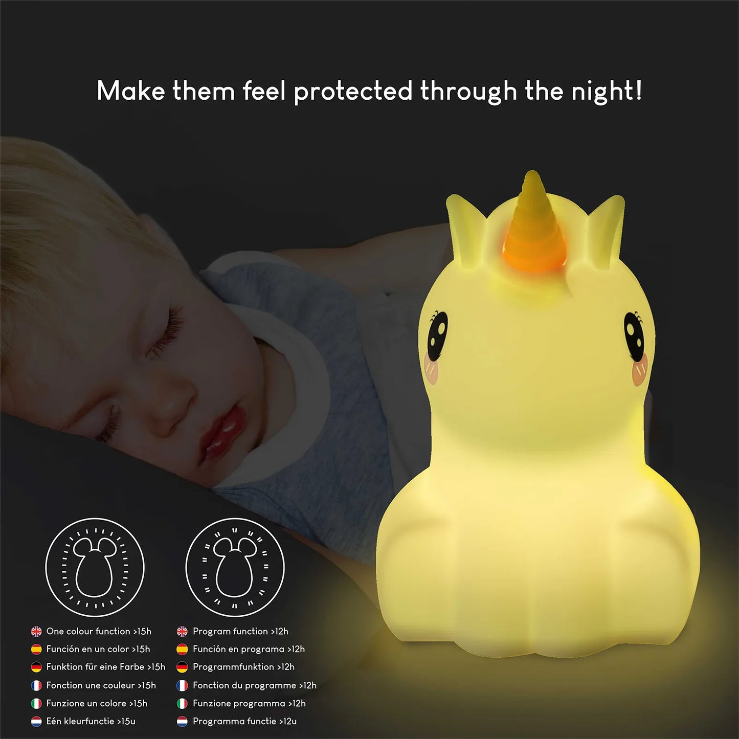 Luz Nocturna Infantil - Unicornio