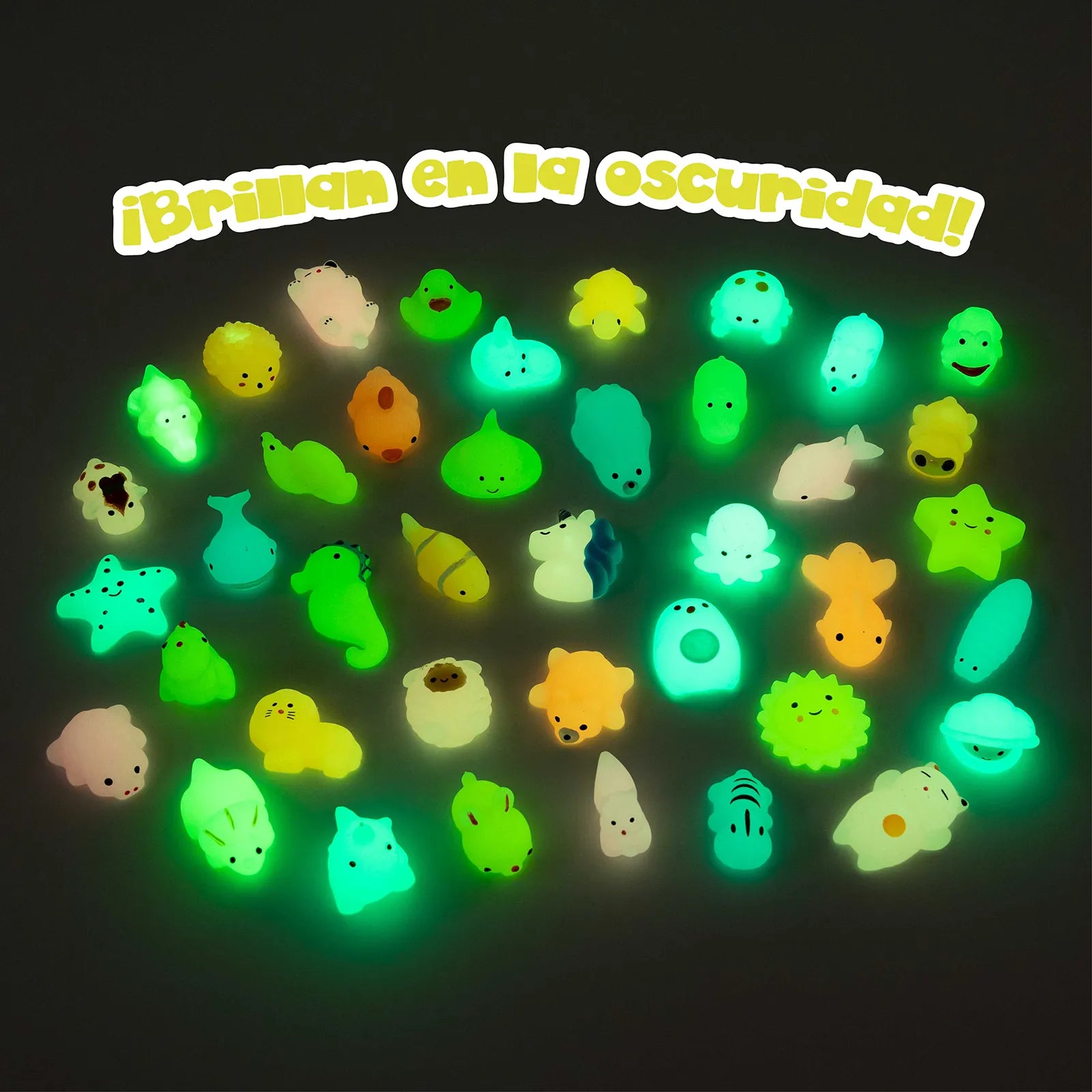 Squishy con Brillo en la Oscuridad