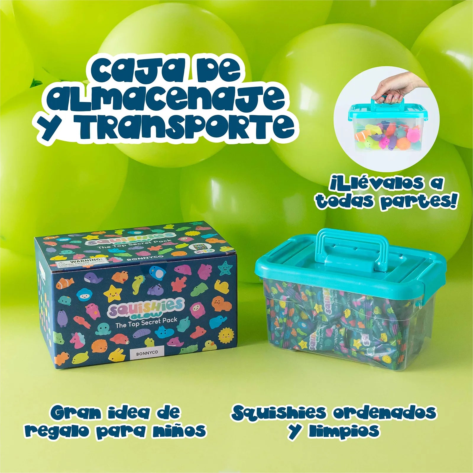 Squishy con Brillo en la Oscuridad