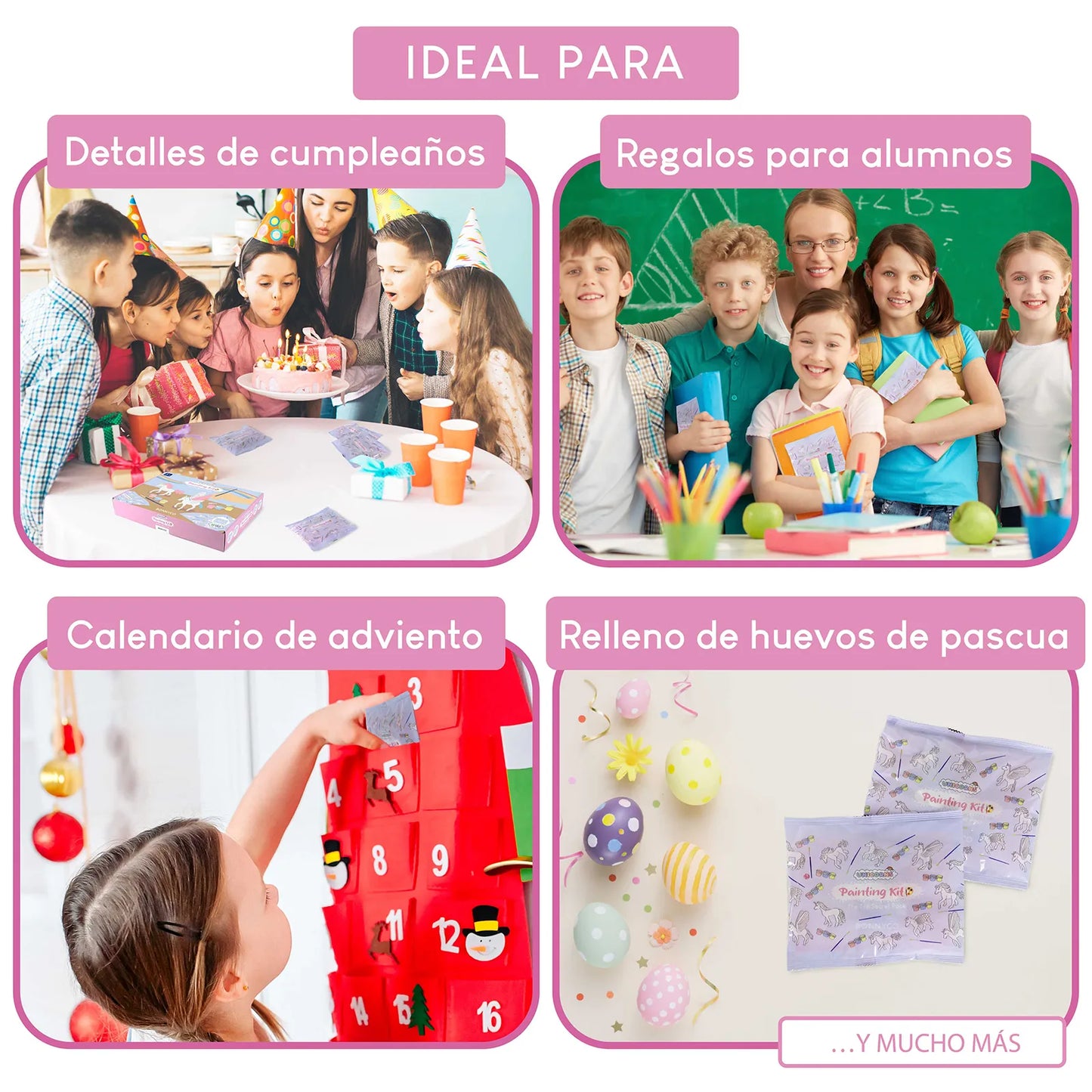 Figuras de Unicornios para Pintar