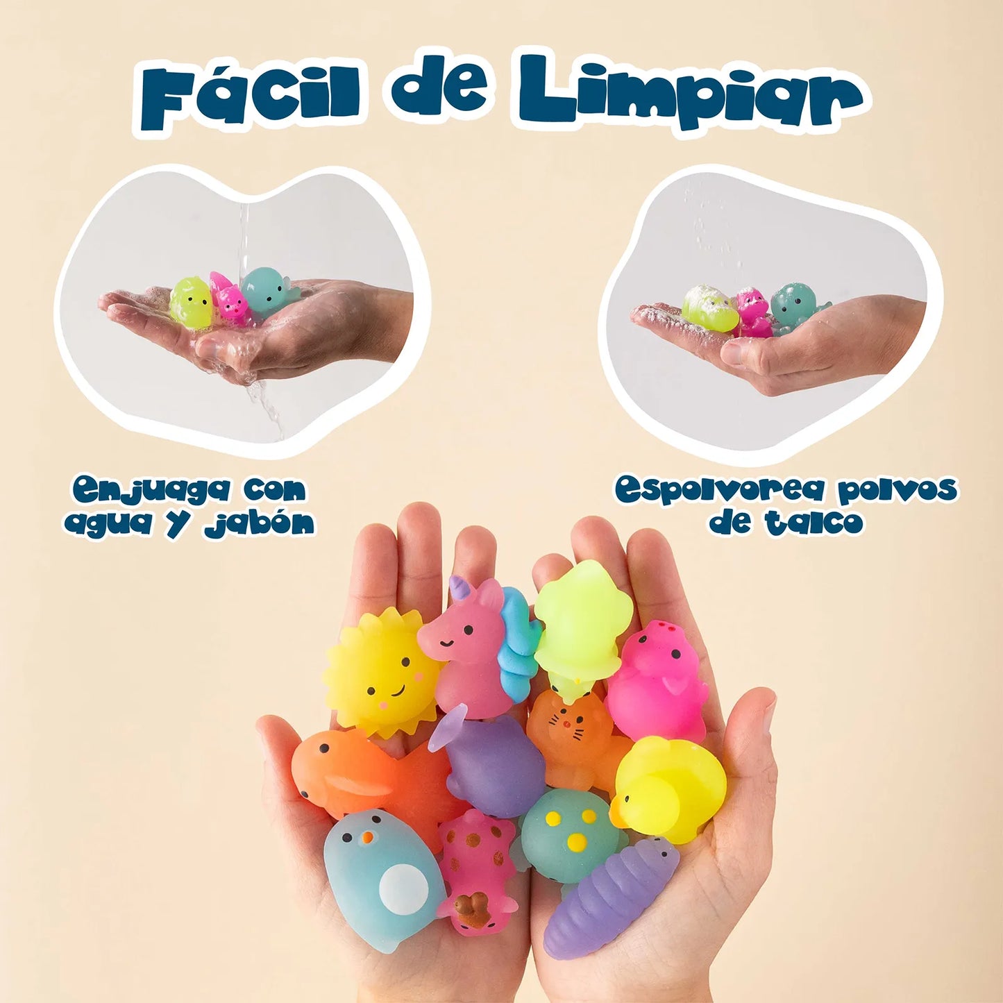 Squishy con Brillo en la Oscuridad