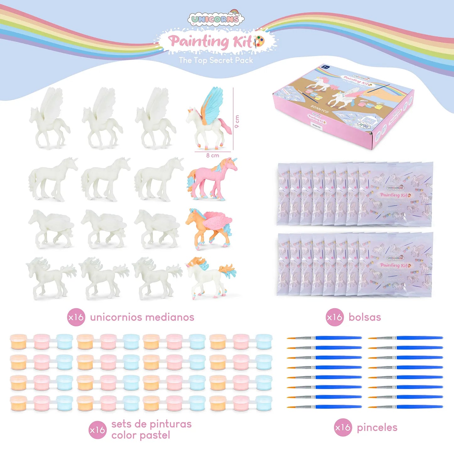 Figuras de Unicornios para Pintar