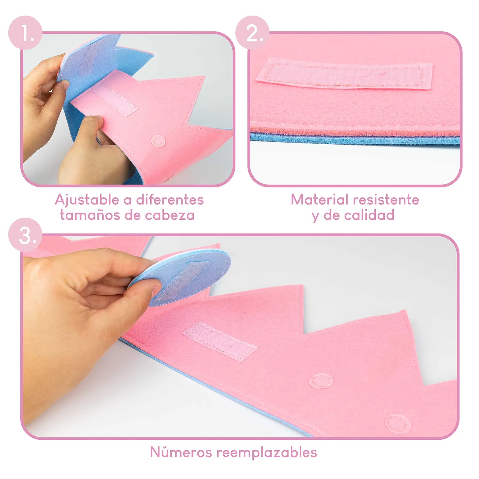 Corona de Cumpleaños - Unicornios