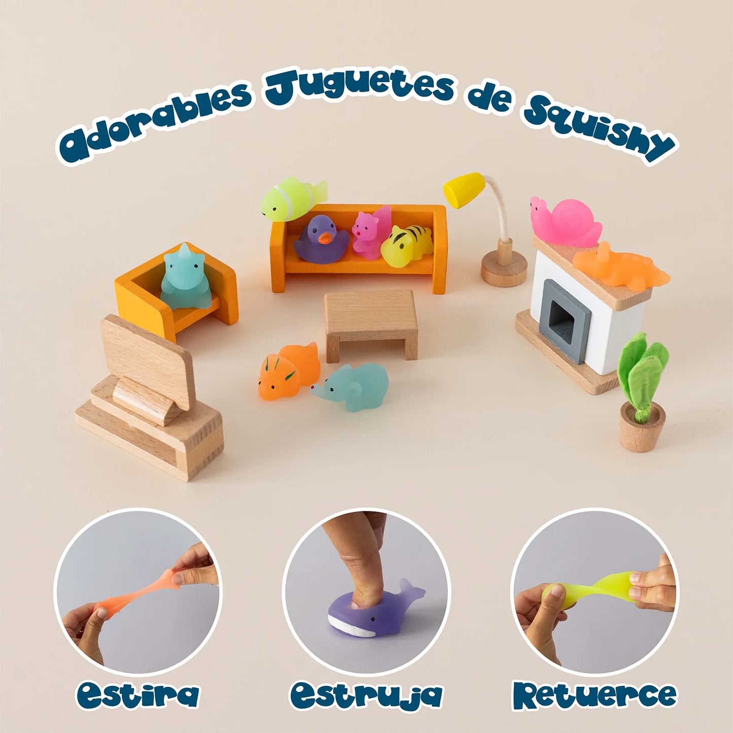 Squishies con Brillo en la Oscuridad