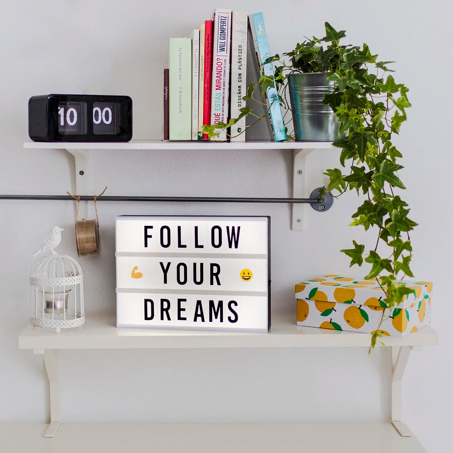 Caja de Luz con Letras - Party