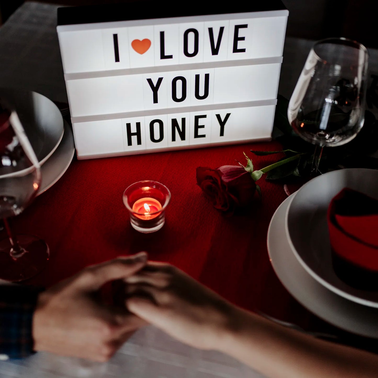 Caja de Luz con Letras - Party