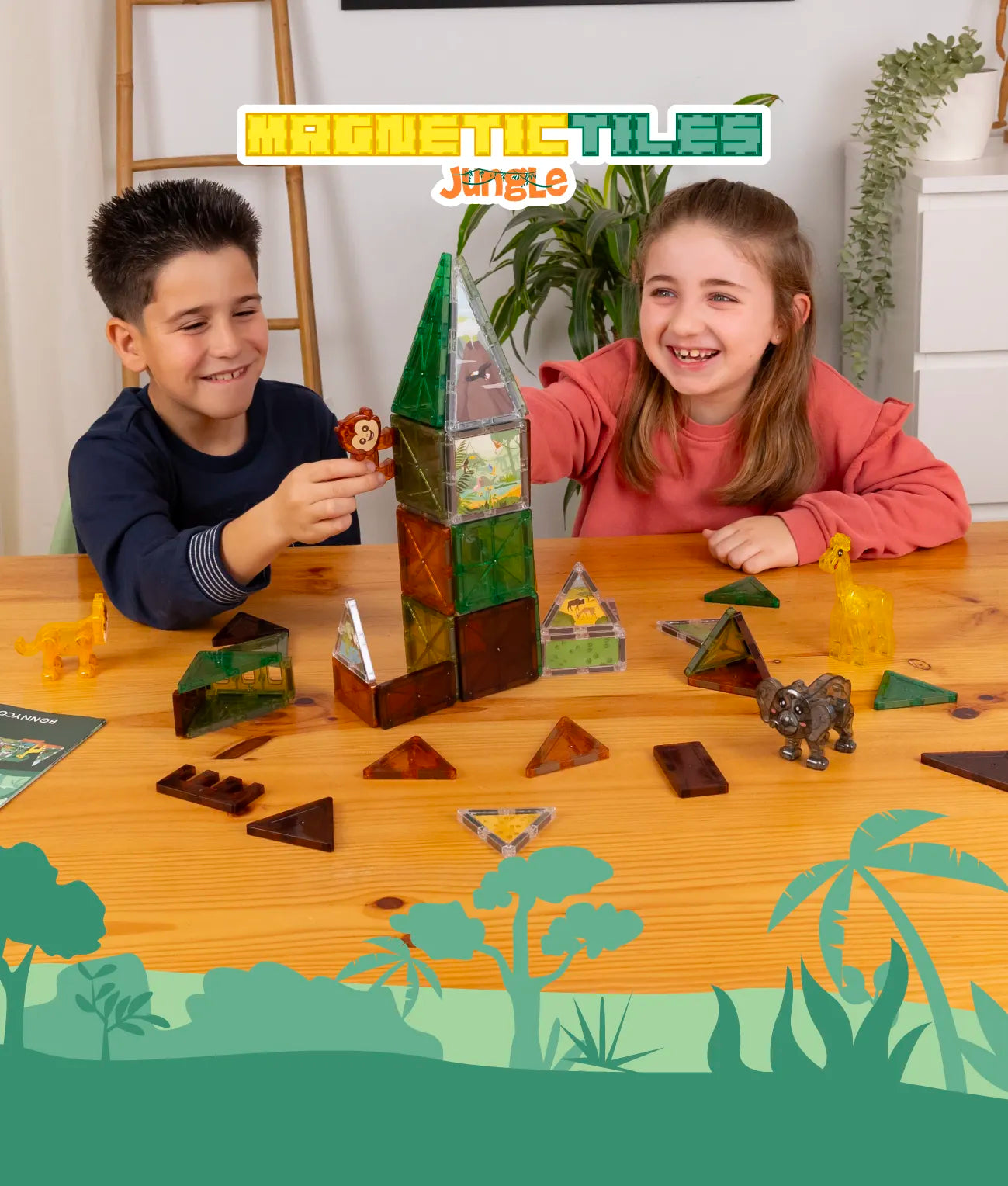 JUNGLE MAGNETIC TILES