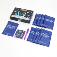 Cuadernos con Rotuladores de Tinta Invisible y Luz UV - Espacio