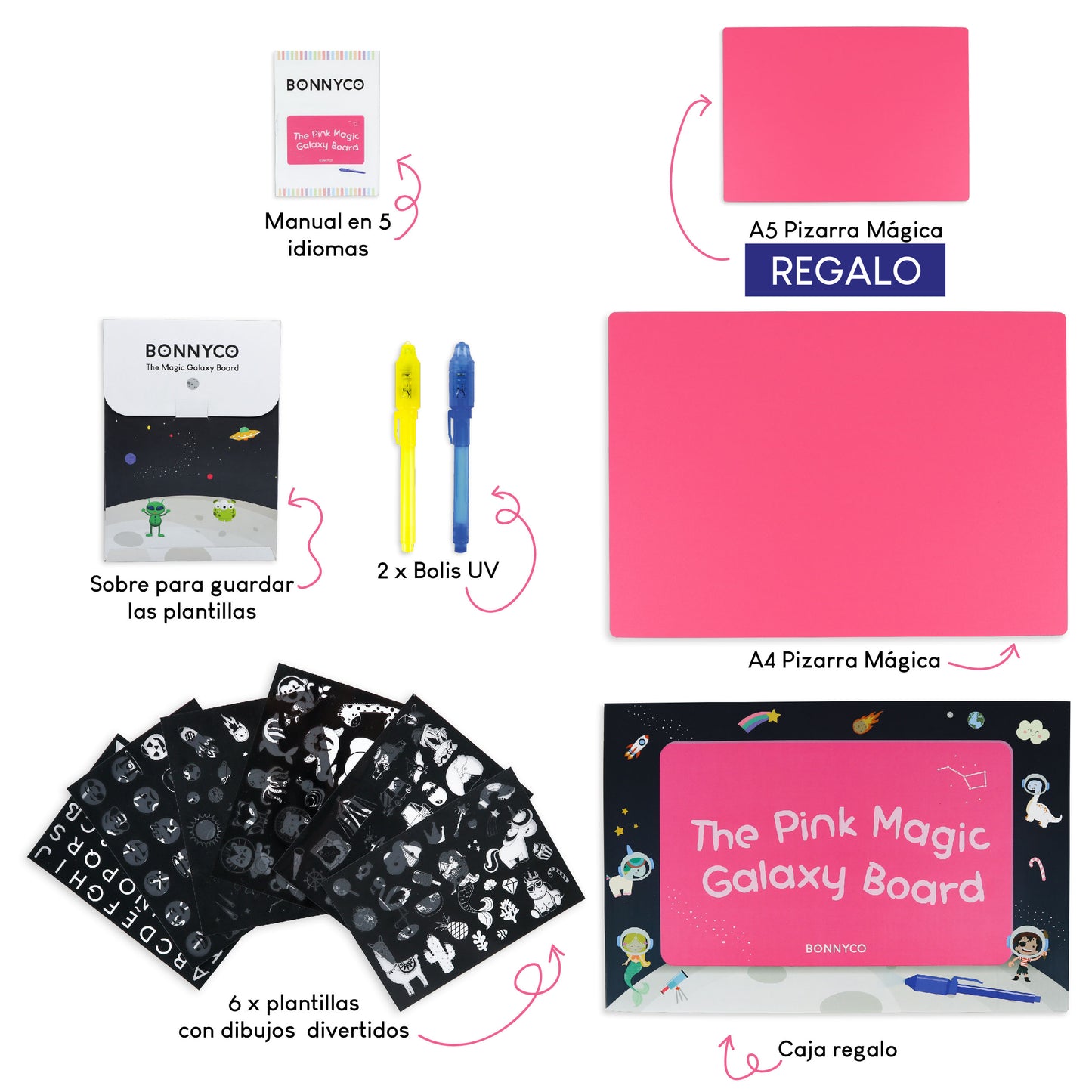 Pink Magic Board - A4